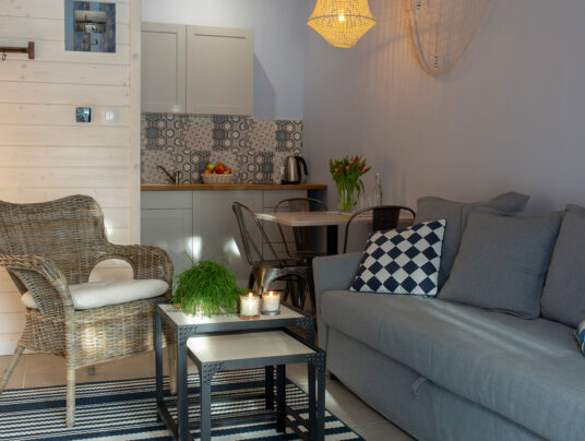 ŁÓDKI - Galeria, zdjęcie: apartamenty nad jeziorem Serwy - SIRVIS - Suwalszczyzna