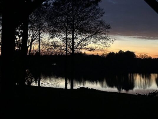 SIRVIS-owe projekcje, zdjęcie: zachód słońca - SIRVIS - jezioro Serwy - Suwalszczyzna