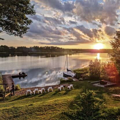 klimat SIRVIS - zachód słońca - Suwalszczyzna