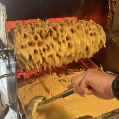 sękacze - jedzenie w SIRVIS - jezioro Serwy - Suwalszczyzna